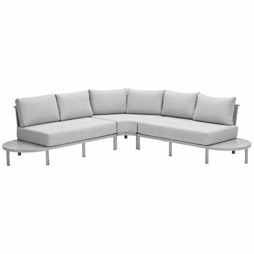 Garden Impressions Queenstown loungeset 3-delig - taupe, Tuin en Terras, Tuinsets en Loungesets, Verzenden