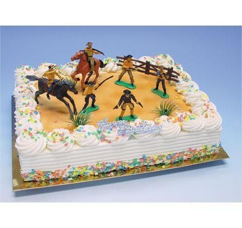 Cowboys Taartset, Hobby en Vrije tijd, Taarten en Cupcakes maken, Nieuw, Verzenden