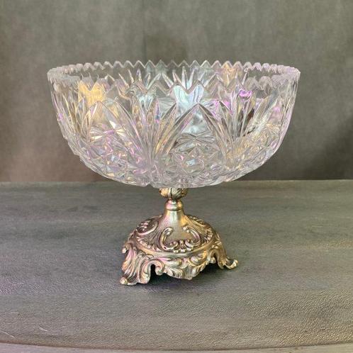 Tafelmiddenstuk - Kristal, Italiaanse ambacht uit de jaren, Antiek en Kunst, Curiosa en Brocante