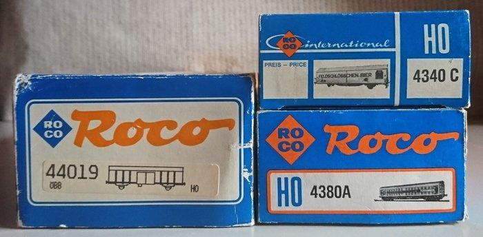 Roco H0 - 44019/4340C/4380A - Modeltrein personenwagen (3) -, Hobby en Vrije tijd, Modeltreinen | H0