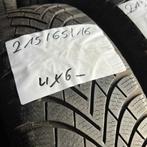 2 x Maxxis 215-65-16 Winterbanden 6mm, 16 inch, Band(en), Personenwagen, Gebruikt