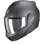 Scorpion Exo-Tech Evo Carbon Solid Mat Zwart Systeemhelm, Motoren, Systeemhelm, Verzenden, XXL, Nieuw met kaartje