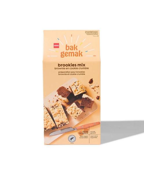 HEMA Brookies mix vegan 2e halve prijs ; met je HEMA pas, Huis en Inrichting, Keuken | Keukenbenodigdheden, Nieuw, Verzenden