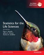 9781292101811 Statistics for the Life Sciences, Global Ed..., Verzenden, Zo goed als nieuw, Myra Samuels
