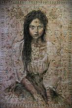 Jacqueline Klein Breteler - “Between.”-painting on a