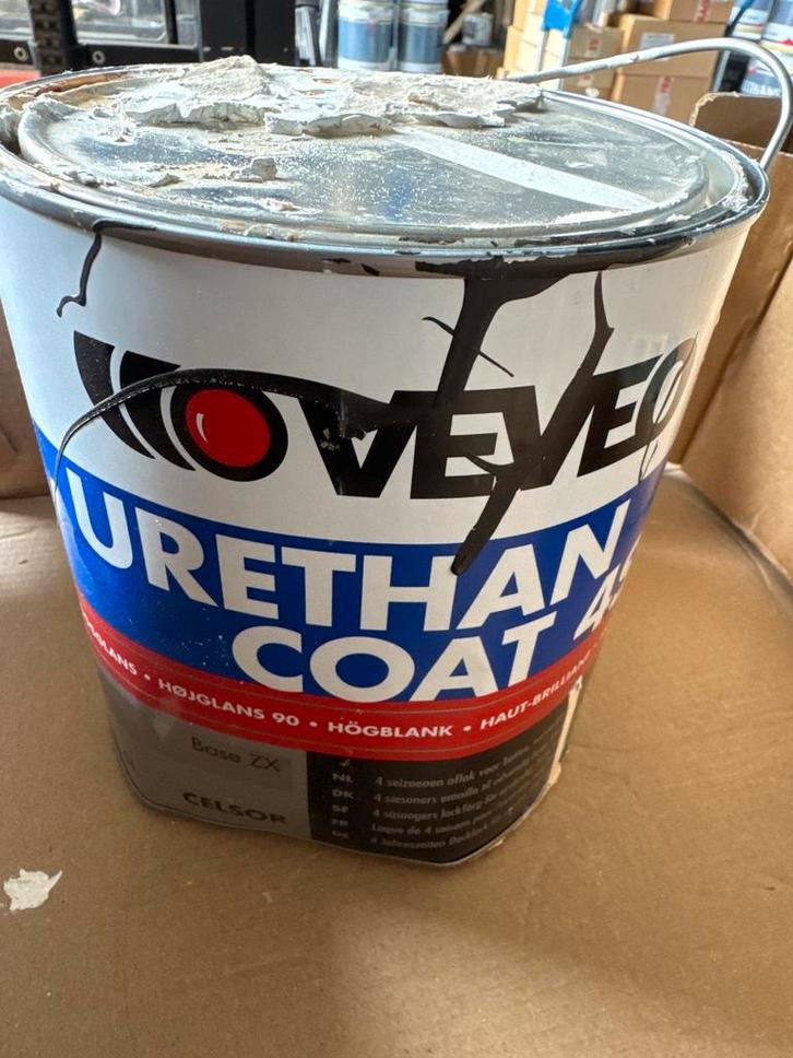 Veveo urethan coat 4s hoogglans - RAL 7016 - 2,5 liter SC..., Doe-het-zelf en Verbouw, Verf, Beits en Lak, Verf, Overige kleuren