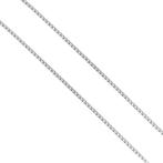 Ketting met hanger - 18 karaat Witgoud - 1.98ct. tw., Sieraden, Tassen en Uiterlijk, Antieke sieraden