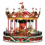 Kersttafereel | Lemax | Santa Carousel | Carnival, Diversen, Verzenden, Nieuw
