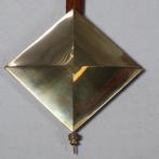 Staand horloge art deco ca 1910 vierkante wijzerplaat en sl, Ophalen of Verzenden