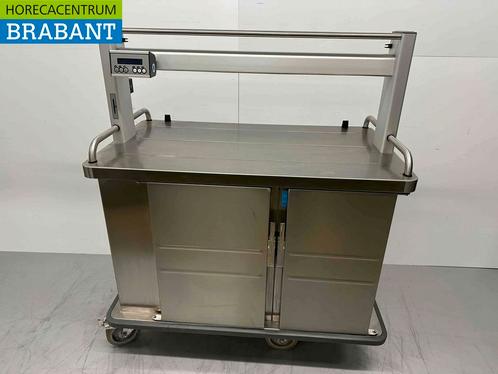 RVS Burlodge Cateringwagen verwarmd en gekoeld 8 x 1/1 GN, Zakelijke goederen, Horeca | Keukenapparatuur, Gebruikt, Ophalen of Verzenden