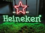 Seca - Neonverlichte uithangbord Heineken - Reclamebord -