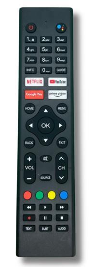 Originele Cello Android TV afstandsbediening, Audio, Tv en Foto, Afstandsbedieningen, Verzenden