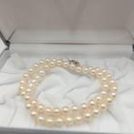 Zonder minimumprijs - Halsketting Zilver Parel - Akoya 7,5, Nieuw