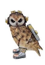 sculptuur, Owl - 21 cm - polystone