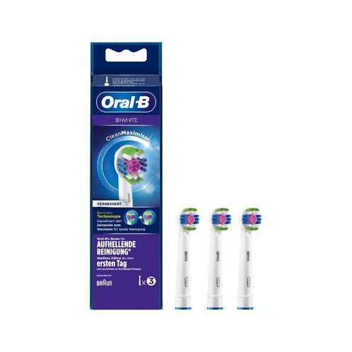 Oral-B 3D White Opzetborstels - 3 Stuks, Sieraden, Tassen en Uiterlijk, Uiterlijk | Mondverzorging, Ophalen of Verzenden