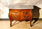 Commode - Hout, Marmer, Verguld messing - Miniatuurkast