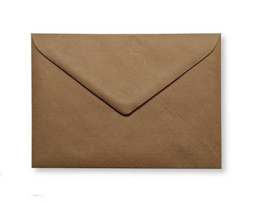 Envelop 15,6 x 22 cm Kraft Donkerbruin, Hobby en Vrije tijd, Kaarten | Zelf maken, Verzenden