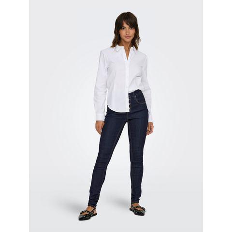 Only Skinny fit jeans ONLRAIN HW SK VIS BUTTON PUSH UP, Kleding | Dames, Spijkerbroeken en Jeans, Nieuw, Verzenden
