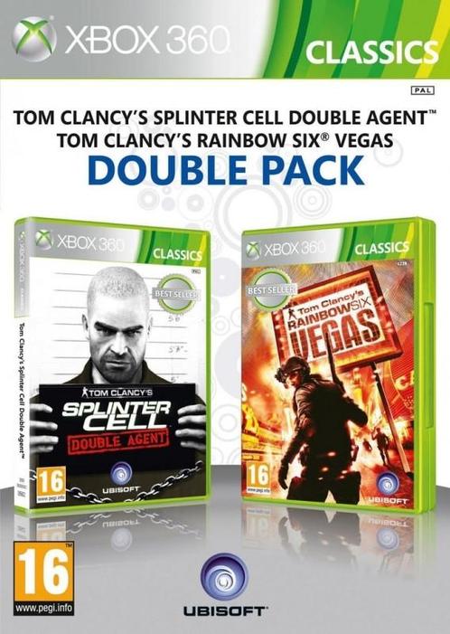 Splinter Cell Double Agent + Rainbow Six Vegas (Classics)..., Spelcomputers en Games, Games | Xbox 360, Gebruikt, Vanaf 12 jaar