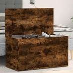 vidaXL Opbergkist 84x42x46 cm bewerkt hout gerookt, Huis en Inrichting, Woonaccessoires | Kisten, Verzenden, Nieuw