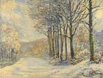 Julien Feron (1864 - 1944) - Neige en normandie