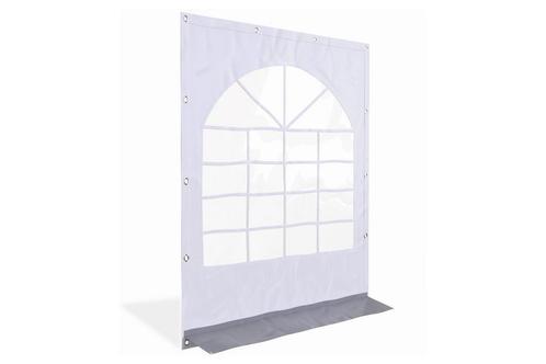 Partytent zijwand met raam | 1,5m breed | 2m hoog | PVC, Doe-het-zelf en Verbouw, Zeil en Folie, Zeil, Nieuw, Ophalen of Verzenden