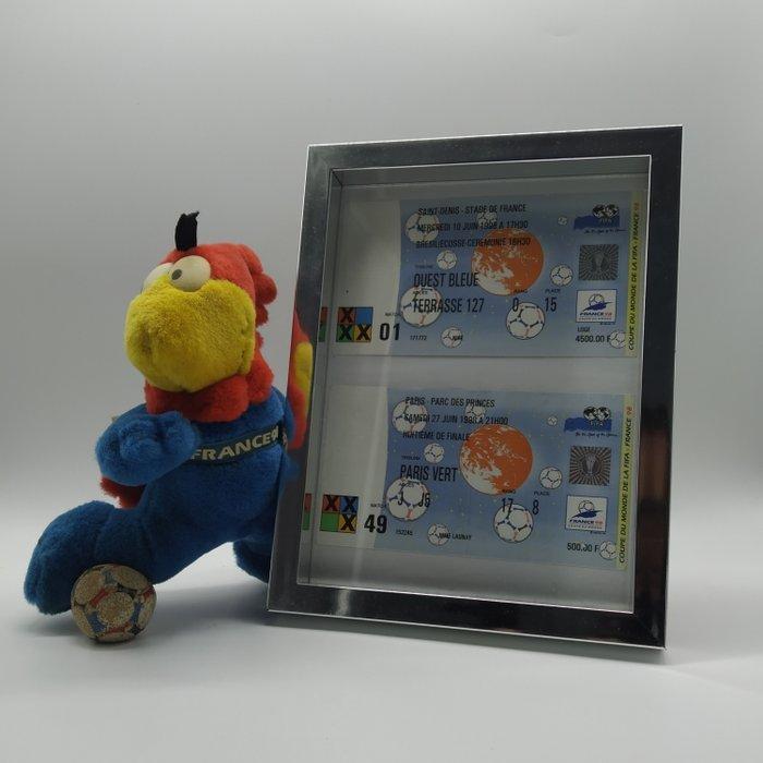 2 Tickets Brésil vs Écosse + France vs Italie + Footix -, Verzamelen, Overige Verzamelen