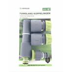 Benson Tuinslangkoppelingen set - 5-delig - inclusief spu..., Tuin en Terras, Tuinslangen, Ophalen of Verzenden, Nieuw