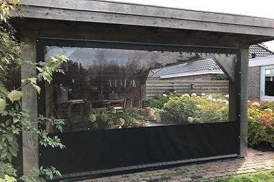 Verandazeil terras zeil serrezeil breed 500cm x hoog 220cm, Tuin en Terras, Overkappingen, Overige typen, Nieuw, Verzenden