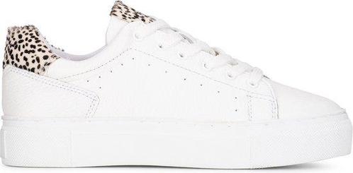 PS Poelman - Maat 38 - TITULAR Dames Sneakers - Wit met, Kleding | Dames, Schoenen, Verzenden