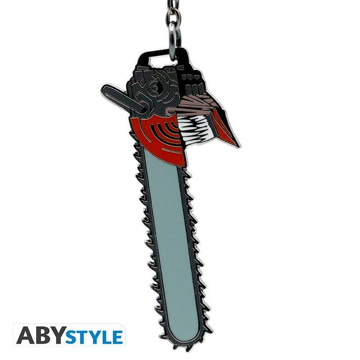 ABYstyle Chainsaw Man Sleutelhanger-Chainsaw Man Head, Verzamelen, Sleutelhangers, Nieuw, Ophalen of Verzenden