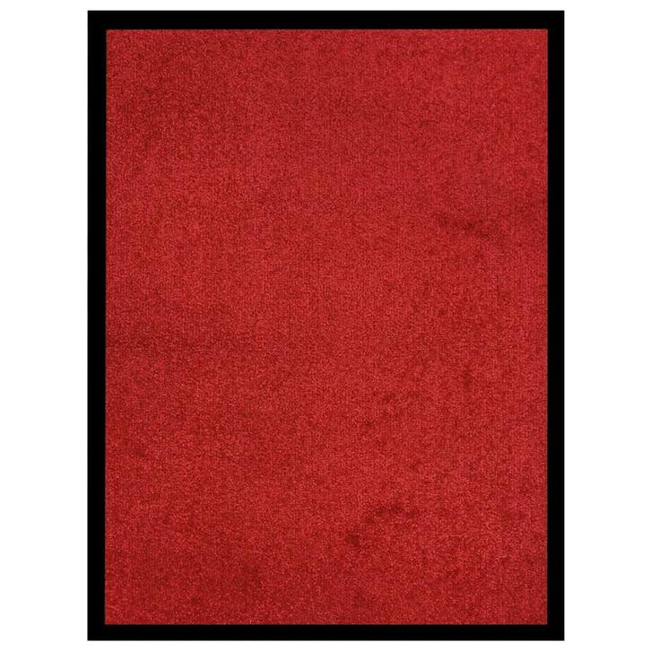 vidaXL Deurmat 60x80 cm rood, Tuin en Terras, Deurmatten, Nieuw, Verzenden