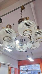 Plafondlamp - Verguld messing - Vintage kroonluchter