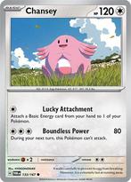 Chansey 133/167 reverse holo Twilight Masquerade, Hobby en Vrije tijd, Verzamelkaartspellen | Pokémon, Ophalen of Verzenden, Nieuw