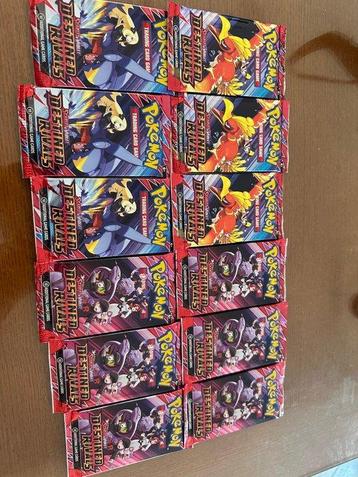 Pokémon - 12 Booster pack - Destined Rivals Booster Packs - beschikbaar voor biedingen