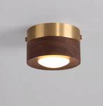 LED Plafondlamp Hout – Modern Opbouw Licht Woonkamer Gang, Huis en Inrichting, Lampen | Spots, Verzenden, Nieuw