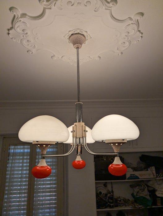 Plafondlamp - Glas, Antiek en Kunst, Antiek | Lampen