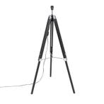 Vloerlamp zwart zonder kap - Tripod, Huis en Inrichting, Lampen | Vloerlampen, Nieuw, Overige materialen, Industrieel, 100 tot 150 cm