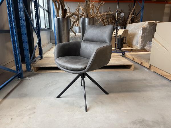 Veiling - Eetkamerstoel Nola (set van 6)-draaibaar-microlede, Huis en Inrichting, Stoelen, Nieuw