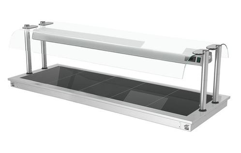 GGM Gastro | Inbouw warmhoudplaat - 1,8m - 5x GN 1/1 - met |, Zakelijke goederen, Horeca | Meubilair en Inrichting, Verzenden