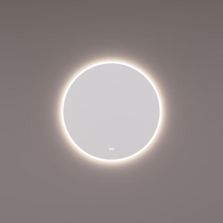 HIPP Design spiegel Rond Directe en Indirecte LED Baan, Huis en Inrichting, Woonaccessoires | Spiegels, Ophalen of Verzenden