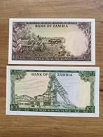 Zambia. - 1 and 2 Kwacha - 1976 - Pick 19 and 20 (Zonder