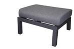 Malaga voetenbank 65x52xH40 cm aluminium antraciet, Tuin en Terras, Tuinmeubel-accessoires, Ophalen of Verzenden, Nieuw