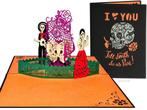 Halloween Dia de Muertos Uitnodiging Wenskaart | Grote po..., Diversen, Verzenden, Nieuw