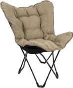 Bo-Camp Urban Outdoor Grainger vlinderstoel - Beige, Caravans en Kamperen, Kampeeraccessoires, Nieuw