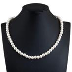 Fako Bijoux® - Parelketting - 8mm - Glasparels - Parelmoer -, Sieraden, Tassen en Uiterlijk, Kettingen, Nieuw, Verzenden