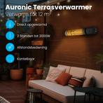 Tweedekans | Auronic Terrasverwarmer - Infrarood - Heater -, Ophalen of Verzenden, Zo goed als nieuw