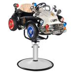 Kinder Barber Chair Police Car Zwart-Wit – Professionele, Huis en Inrichting, Ophalen of Verzenden, Nieuw