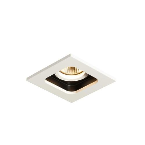 Inbouwspot BWS Kiana 1 GU10 10x10x9cm Wit, Doe-het-zelf en Verbouw, Sanitair, Bad, Nieuw, Ophalen of Verzenden