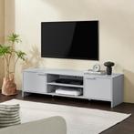[en.casa] TV meubel Stevns 40x145x38 cm lichtgrijs, Huis en Inrichting, Kasten | Televisiemeubels, Nieuw, Verzenden